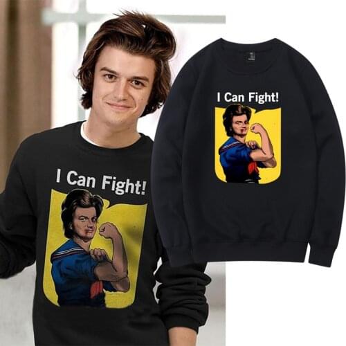 Trendy Faces strangers things Steve Sweatshirt Mens Oversized Hoodies Autumn Winter Casual Fleece Hip Hop Hoody Men Pullover