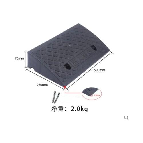 70MM--110MM plastic car climbing triangular pad, curb plate steps uphill slope, along the road slope ladder, tire repair tool