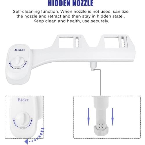 Toilet Bidet Sprayer Bidet Attachment Shower Nozzle Flushing Sanitary Device For Toilet Bathroom Bidet Toilet