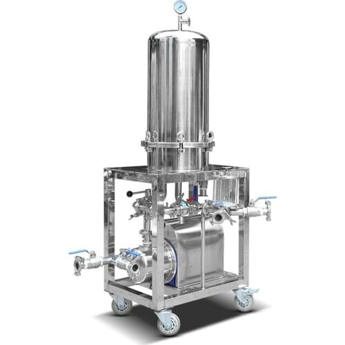 Vertical 250 Diatomite Filter Liquor Wine Medicinal Wine Drink Impurity Turbidity Filter Clarification Machine Filter Equipment