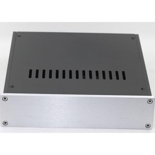 New On Sale Size W220 H52 L226 Aluminum Power Amplifier Chassis Preamp Case DIY Skylight Vesion 2205
