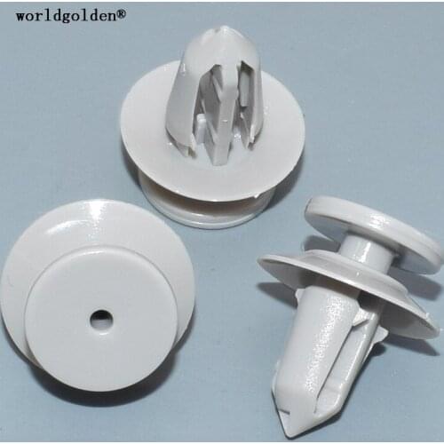 Worldgolden 100pcs auto fasteners Front & Rear Door/Tail Gate Retaining Clip for GM#11610605