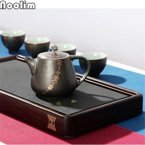 Japanese Style Ceramic Vintage Teapot Hand Painted Creative Household Tea Pots Plum Blossom Pattern Kung Fu Kettle