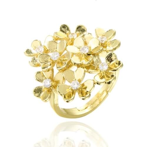 Zhebylia Women's Gold Rings