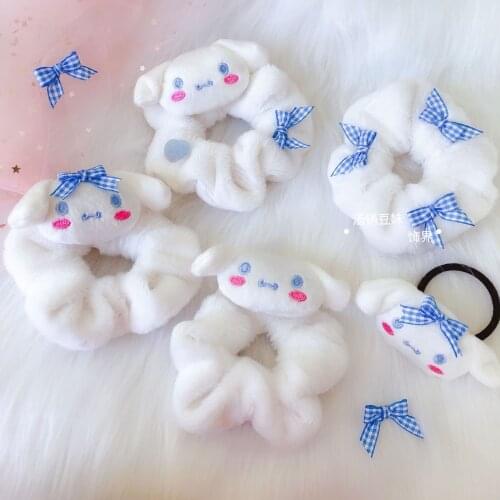 1pc Cute white hair rope headband Hair Accessory For Girls Gifts