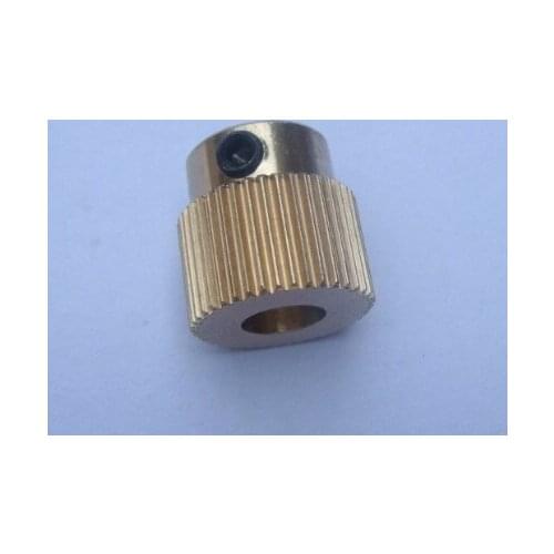 10pcs/lot 3D Printer Gear 40 Tooth For 1.75mm Makerbot Reprap 3d Printer Kit Extrusion Head Gear Feeding Wheel Extruder Gear