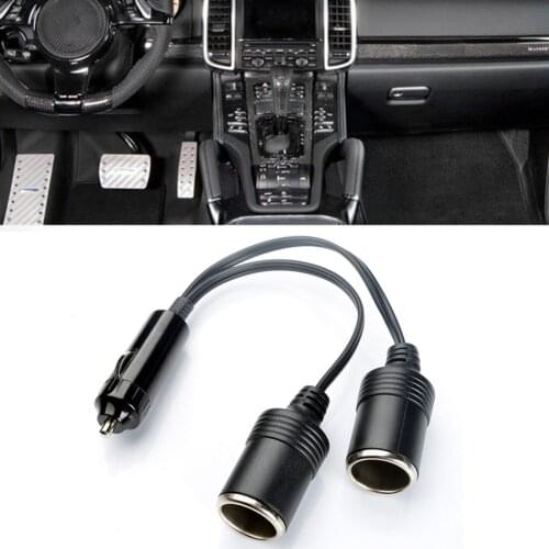 12/24V Car Cigarette Lighter Dual Port Lighter Socket Power Charger Splitter Connector Double power output
