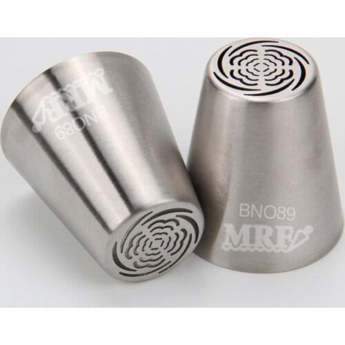 Free Shipping Stainless Steel 18/8 Large Russian Tulip Icing Nozzle Cake Cupcakes Decorating Piping Tips #BNO89