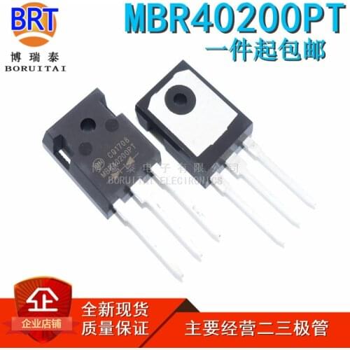 5pcs MBR40200PT TO-247 MBR40200 TO247 Schottky diode 40A 200V