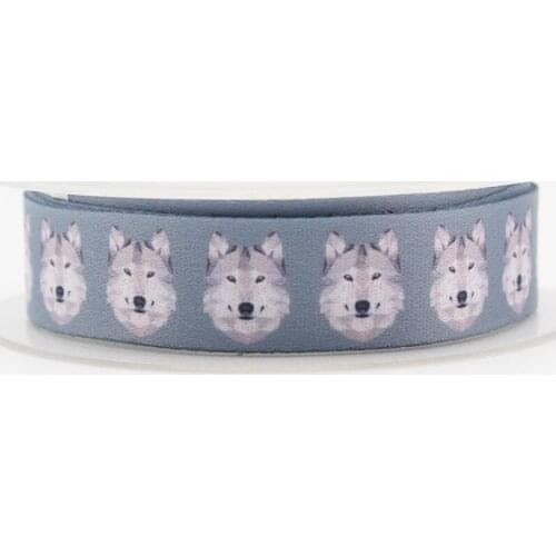 DS1119 Wolf Head Double Sided Printing Lanyard Ribbon Design Logo for Keys Mobile Phone Hang Rope USB ID Card Badge Holder DIY K