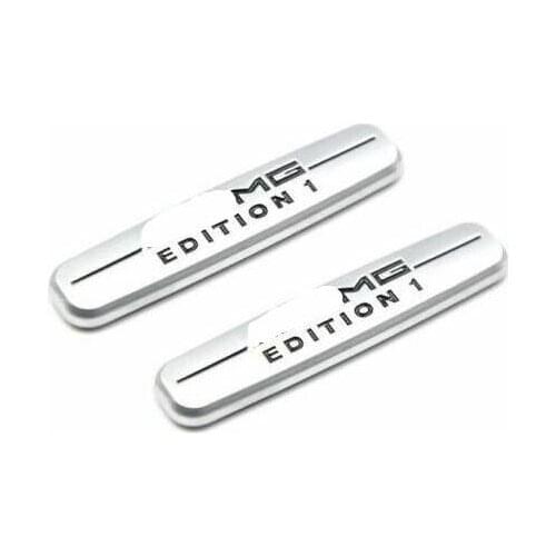 2pcs FOR AM Trunk Letters Edition 1 Emblem Multimedia Badge Sticker Edition 1