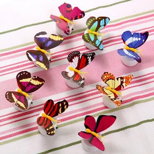 Creative Butterfly Colorful Light Car Night Atmosphere Lamp Home Room Wall Decoration Ambient Lamp