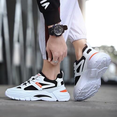 Mens Fashion Casual Shoes Men Leather Sneakers Lightweight Casual Sports Shoes Outdoor Breathable Casual Flats Walking Shoes Men