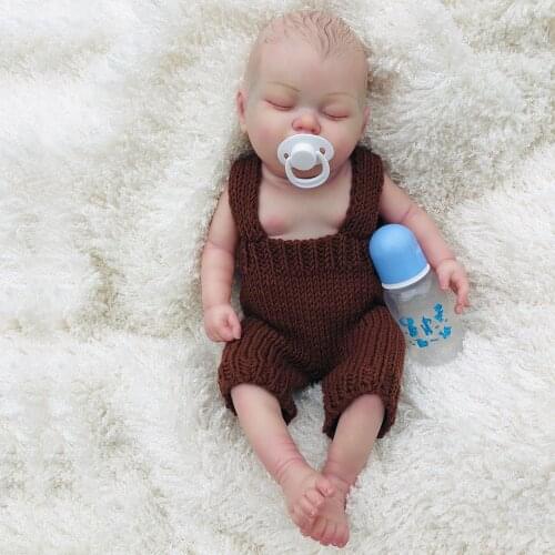 New Arrival Bebe reborn doll High Quality Rich Painting 20 inch Lifelike Full silicon vinyl reborn baby doll for Collector