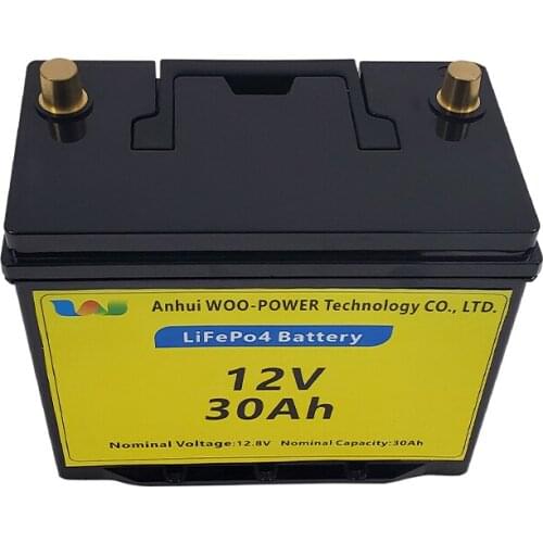 Deep Cycle Lithium ion Battery 12v 30ah Lifepo4 Battery Pack solar energy battery
