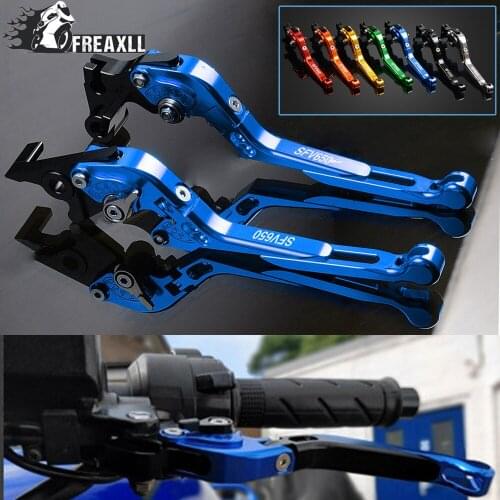 Motorcycle Brake Clutch Levers For SUZUKI SFV 650 SFV650 GLADIUS 2009-2015 CNC Adjustable Folding Brake Levers Accessories