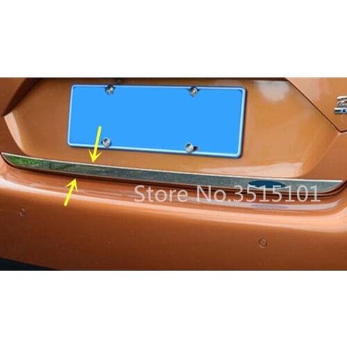 Car Cover Stainless Steel Rear Tail Door Bottom Tailgate Trunk Lid Tail Gate Trim For Honda Civic 10th Sedan 2016 2017 2018 2019