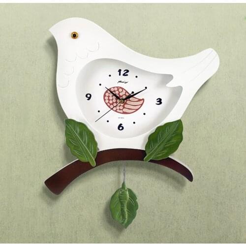 New Kid Wooden Wall Clock Living Room Creative Clocks Fashion Simple Modern Bedroom Clock Mute Art Children’s Room Decoration