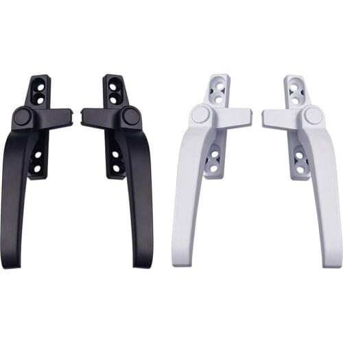 Aluminum Alloy Window Handle with Locks Universal Door Handle Key Locking for Double Glazing Door Turning