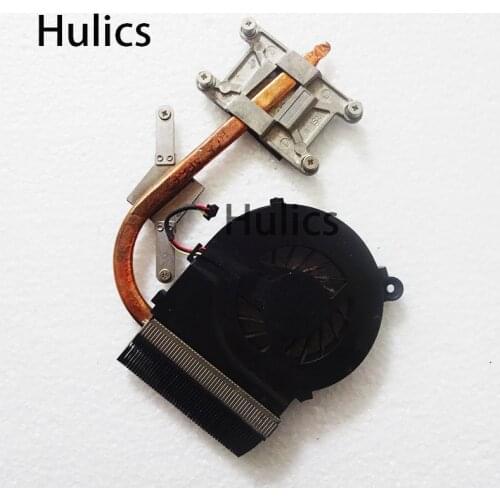 Hulics Original Cooler for HP CQ42 CQ62 G42 G62 cooling heatsink with fan 595833-001 617646-001 597786-001 603847-001 638401-001
