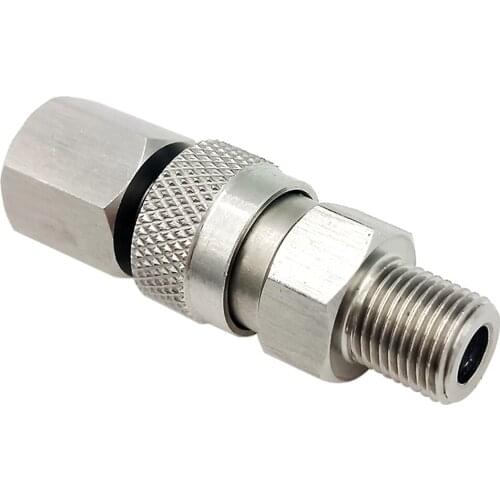 Paintball PCP Air Gun Rifle Stainless 8mm Quick Release Disconnect Coupler Kit 1/8 BSPP for Air Filling Charging