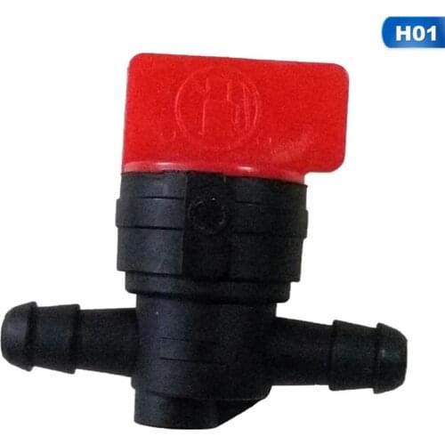 1/4" ID Pipe 8mm Plastic Petcock/Fuel Tap For Motorcycle Fixing Lawnmower Motorbike Accessories