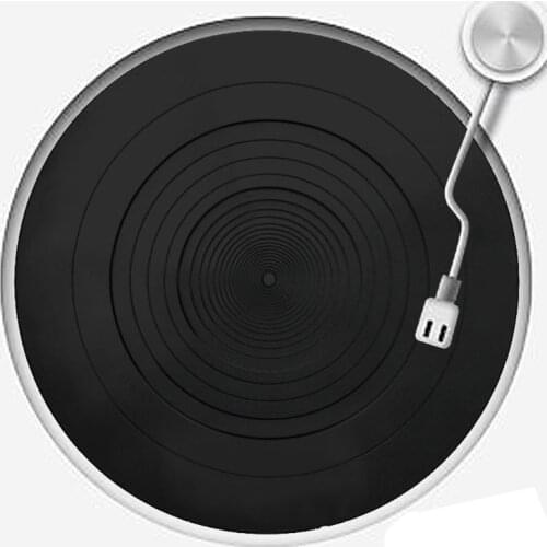 Anti-vibration Silicone Pad Rubber LP Antislip Mat for Phonograph Turntable Vinyl Record Players Accessories
