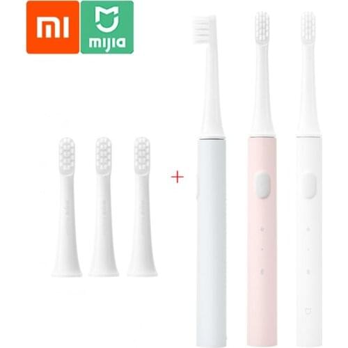 Xiaomi mijia T100 Sonic Electric Toothbrush USB Rechargeable Toothbrush Cordless Waterproof Ultrasonic Automatic mi Tooth Brush
