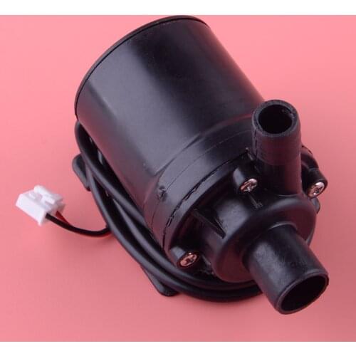 12V 19W/24V 38W Mini Water Pump Solar Circulation for Garden Submersible Pool Fountains 5m Lift 800L/h