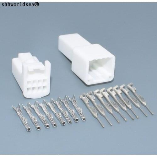Worldgolden 8pin 0.7mm male female auto electric wire terminal cable harness unsealed connector 1376352-1