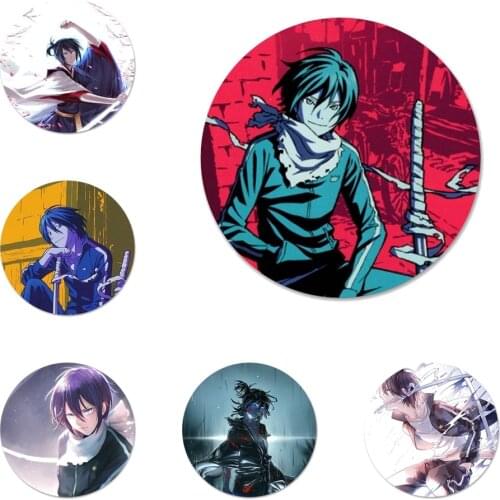 Yato Noragami Art Icons Pins Badge Decoration Brooches Metal Badges For Backpack Decoration 58mm