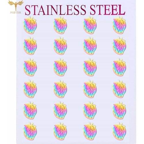 12 Pairs Set Wholesale Womens Stud Earrings Cute Colorful Strawberry Earrings For Girls Stainless Steel Jewelry
