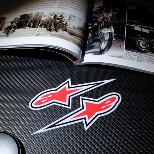 1 pair Car Styling Stickers for sponsor star Dirt Bike Van Trucks Motorcycle Laptop Graphics Vinyl Decals