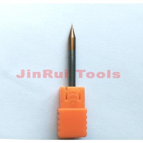 1pc 0.2mm/0.3mm/0.4mm/0.5mm/0.6mm HRC60 2Flutes micro Flat end mills Solide Carbide End Mills For CNC Milling cutter Tools