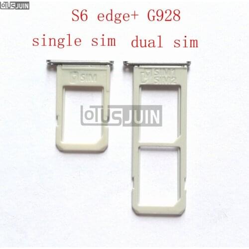 1pcs New Dual SIM Single SIM Card Tray Holder Slot for Samsung Galaxy S6 edge+ G928