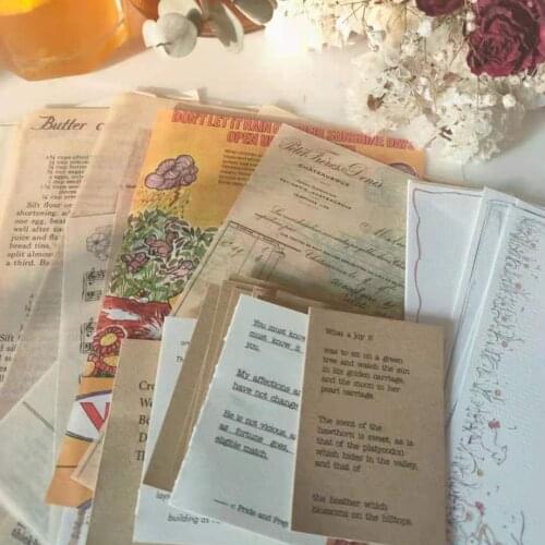 252 PCS Vintag English PVC Stickers Cute Ticket Notes Memo Diy Journal Planner Scrapbooking Material Paper Decoration Stationery