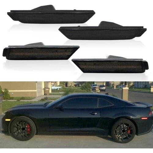 4pcs 92246253 Front Rear LED Side Marker Light Fit For Chevrolet Camaro 2010 2011 2012 2013 2014 2015 92246252 92246245 92246244