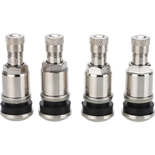 4pcs/set 45mmx11mm Tyre Valve Bolt In Stem Alloys Wheels Chrome 80 psi Car Van Tyre Valve Bolt In Stem