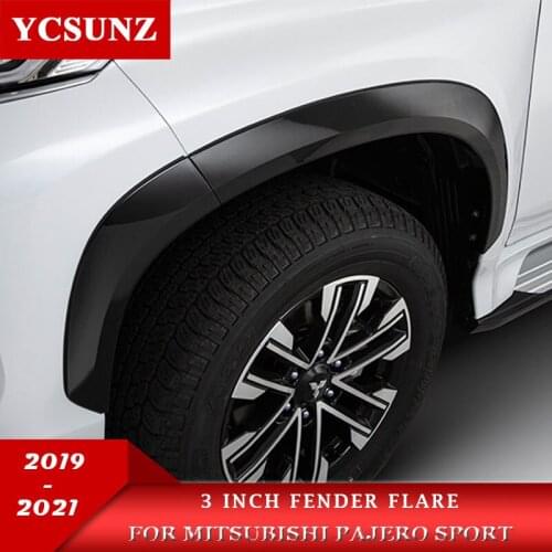 2019 mudguards Fender Flares accessories wheel arch For Mitsubishi Pajero Sport 2019 2020 Montero Sport fenders Ycsunz