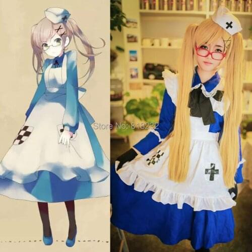 APH Axis Powers Hetalia Rosa Kirkland Uniform Maid Apron Dress Anime Cosplay Costumes