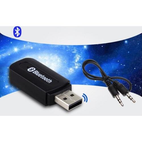 Bluetooth Adapter 3.5mm Jack USB Wireless BT Music Audio Receiver Dongle for Aux Car PC for Iphone for Samsung IOS/Android Phone