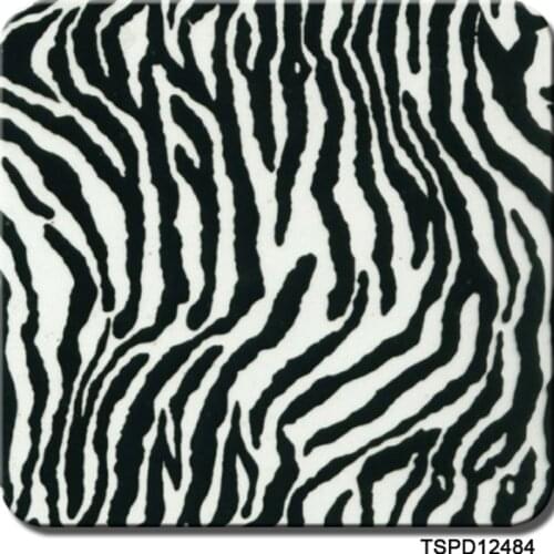 CSPD12484 1m wide hydrographics water transfer 10m length Zebra pattern film hidrografico