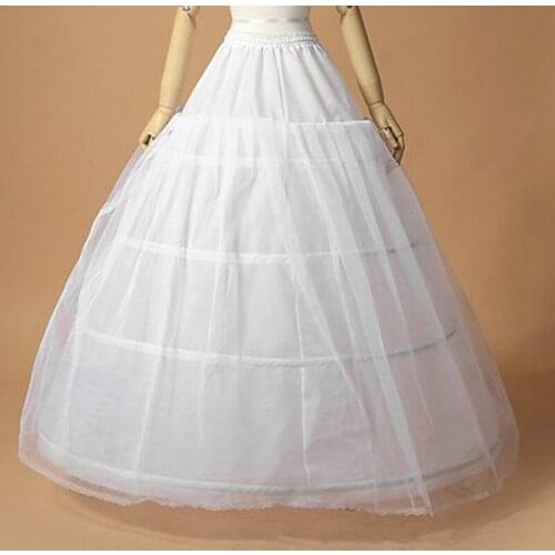 Cheap Wedding Dresses Petticoats Hoops Ball Gowns Underskirts Bridal Dresses Plus Size Crinoline Petticoats