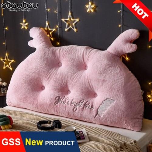 Baby Fluffy Softness Bed Cushion Cover Boys Girls Velvet Cute Pillow Covers Corner Seat Cot Backrest Pouf Home Decoration Decor