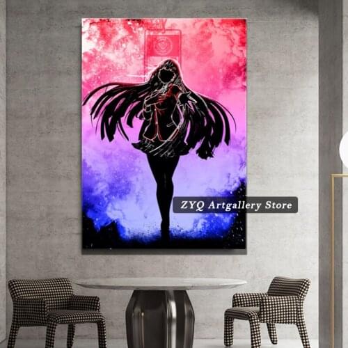 Canvas Paintings Modular Eccentric Gambler Soul Poster Japanese Anime Pictures Wall Art HD Prints Home Decoration