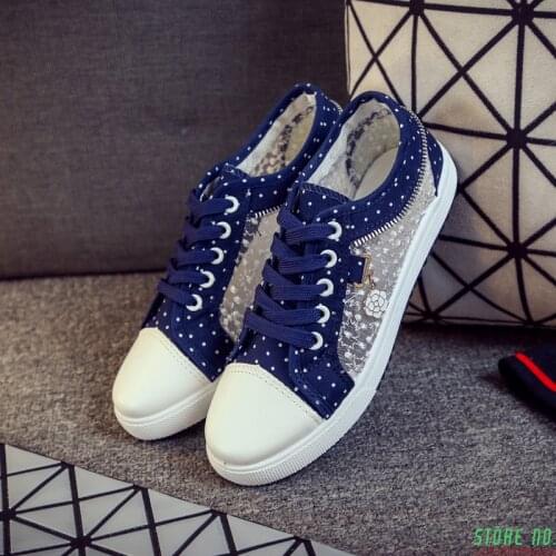New Women Canvas Shoes Lace-up Ladies Casual Sneakers Women Breathable Comfortable Walking Shoes Vulcanize Shoes NVX268