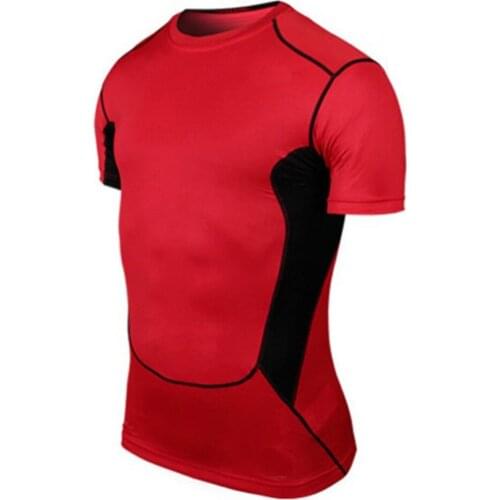 Wholesale Men Basketball Tight Sportswear Short Sleeve Jersey New Material PRO Breathable Quick-Drying Base Compression Shirt