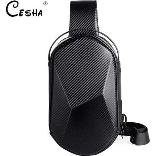 ​Breast Package Men Leather Crossbody Travel Bag Durable Men Casual Shoulder Bags Hot Chest Bag Leather Male Vintage Handbag