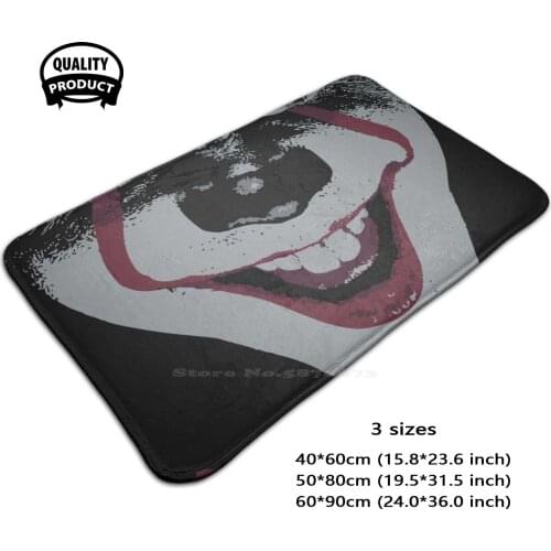 Halloween No Lives Matter Clown Soft House Family Anti-Slip Mat Rug Carpet Halloween Clown Horror Terror Movie