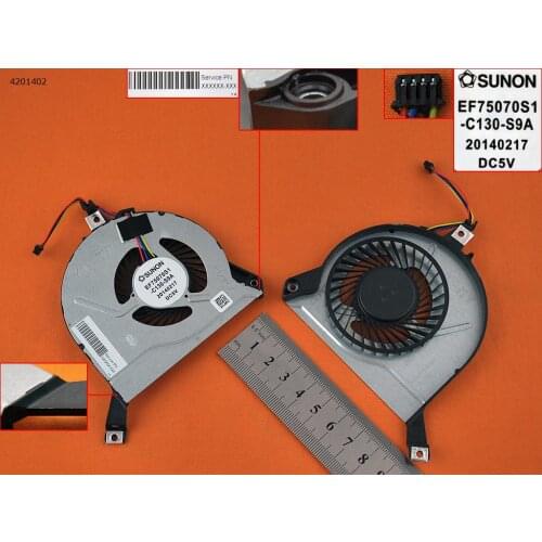 CPU Cooler Fan For HP Pavilion 14-U 14-V 14-P 15-K 15-P 15T-K 15-V 17-F 17-P TPN-Q140 TPN-Q143 EF75070S1-C130-S9A